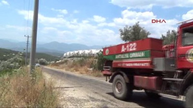 Kumluca'da Yerleşim Yerleri İçinde Yangın-3