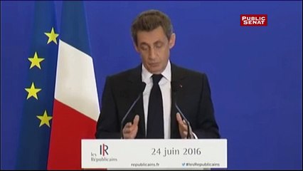 Brexit: Nicolas Sarkozy demande un « nouveau traité » européen