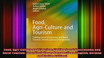 READ book  Food AgriCulture and Tourism Linking Local Gastronomy and Rural Tourism Full Free