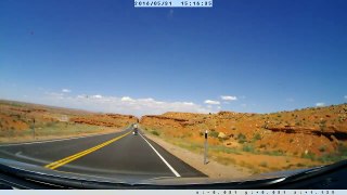 Driving to Monument Valley  [high speed video]   part 3 : from Kayenta to Forrest Gump Point