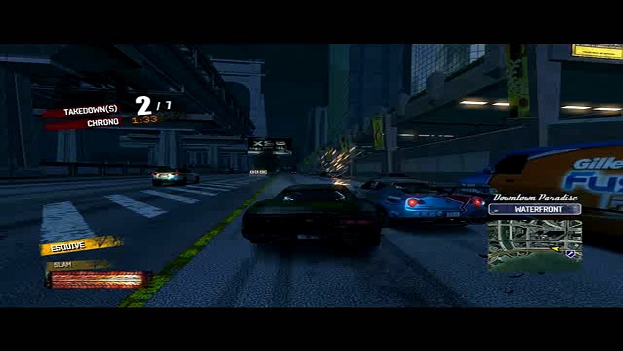 burnout paradise gameplay hard awesome freerun on PARADISE CITY road rage/freestyle/