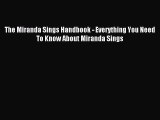 Download The Miranda Sings Handbook - Everything You Need To Know About Miranda Sings PDF Online