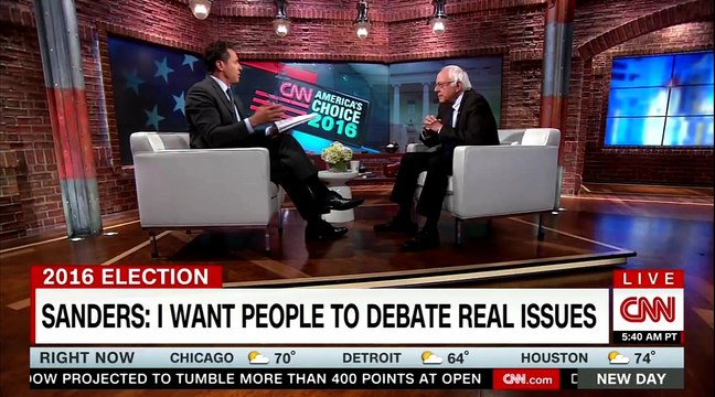 Bernie Sanders says the election wasn't rigged