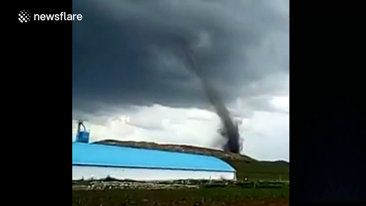 Massive tornado hits southern China