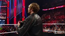 Dean Ambrose celebrates his WWE World Heavyweight Championship victory  Raw, June 20, 2016
