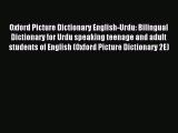 Read Oxford Picture Dictionary English-Urdu: Bilingual Dictionary for Urdu speaking teenage