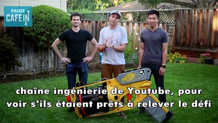 Le plus gros pistolet du monde tire des fléchettes à près de 65 km/h