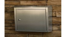 Architectural Mailboxes Metropolis Wall Mailbox Stainless Steel Satin Finis