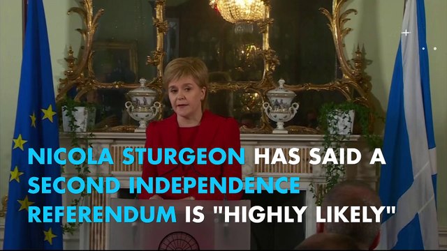 Brexit: Nicola Sturgeon says second Scottish independence vote 'highly likely'