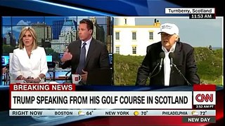 On historic day, Donald Trump hard-sells new golf course in Scotland - LoneWolf Sager(◑_◑)