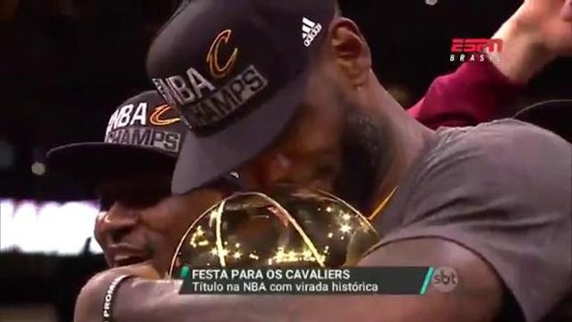 Cleveland faz festa para receber os campeões da NBA