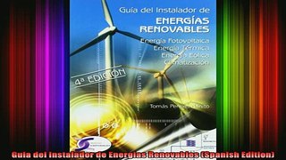 DOWNLOAD FREE Ebooks  Guia del Instalador de Energias Renovables Spanish Edition Full EBook