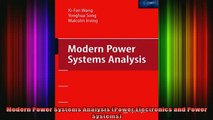 READ book  Modern Power Systems Analysis Power Electronics and Power Systems Full Free