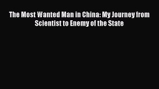 Download The Most Wanted Man in China: My Journey from Scientist to Enemy of the State PDF