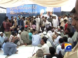 Ishaq Dar arrives in Karachi to meet late Amjad Sabri's family -24 June 2016