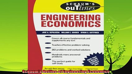 behold  Schaums Outline of Engineering Economics