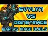 Evylyn Vs Disneymage Arms Warrior vs Frost Mage Epic Duels wow wod 6.1 warrior pvp