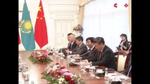 Chinese President Meets with Kazakhstan Counterpart