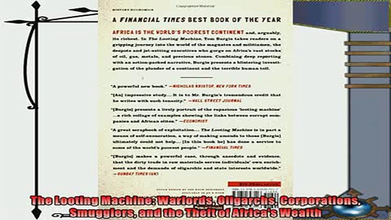 different   The Looting Machine Warlords Oligarchs Corporations Smugglers and the Theft of Africas