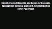 Read Object-Oriented Modeling and Design for Database Applications by Blaha Michael R. 1st