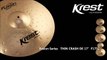Krest Cymbals - Fusion - Thin Crash de 17