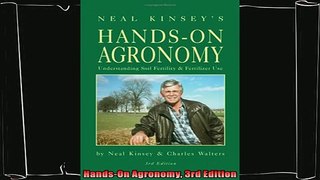 different   HandsOn Agronomy 3rd Edition