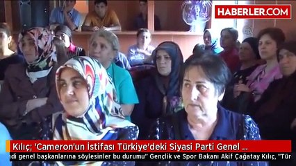 Kılıç: 'Cameron'un İstifası Türkiye'deki Siyasi Parti Genel Başkanlarına Örnek Olmalı' - Samsun