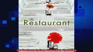 complete  The Restaurant From Concept to Operation