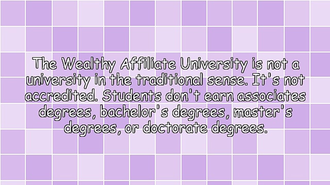 How Would You Rate The Wealthy Affiliate University?