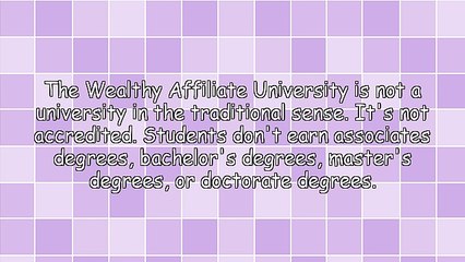 How Would You Rate The Wealthy Affiliate University?