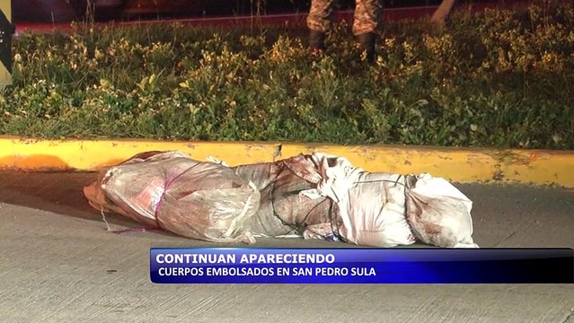 Continúan apareciendo cuerpos embolsados en San Pedro Sula