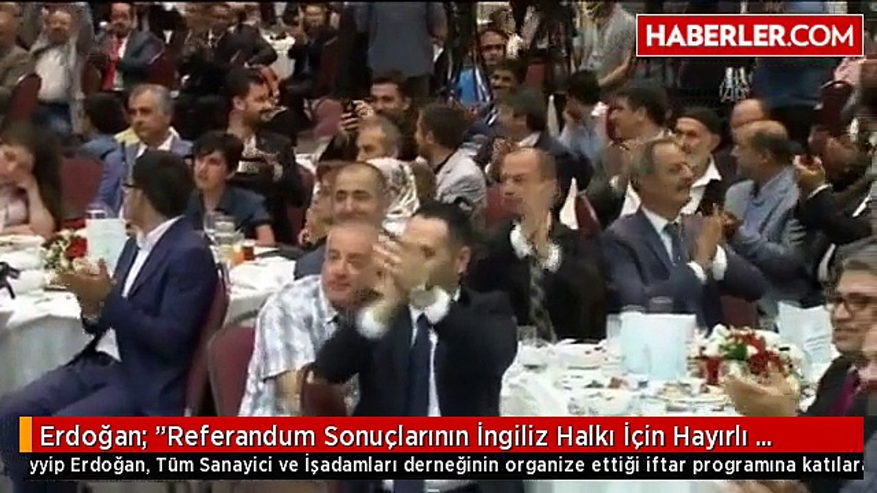 Erdoğan: "Referandum Sonuçlarının İngiliz Halkı İçin Hayırlı Olmasını Diliyorum"