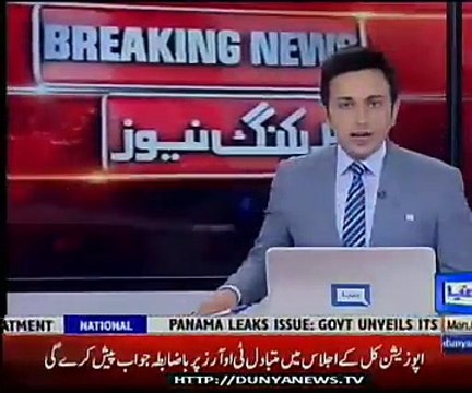 Govt's 4 new TORs rejected by Opposition, Report by Shakir Solangi, Dunya News.