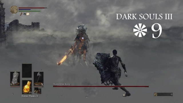 Dark Souls 3 - Walkthrough Part 9 (Vs. Nameless King) Without Summon Npc & Armor