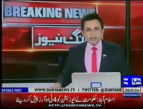 Govt gives 4 new TORs to Opposition, Report by Shakir Solangi, Dunya News.