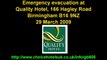 Watch This! Emergency evacuation at the Quality Hotel, Birmingham (29 March 2009)