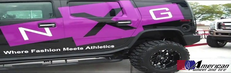 Hummer H2 with 4 Inch Lift and 20 Inch Fuel Wheels