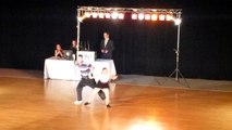 Flore Merlier et Yann-Alrick Mortreuil swing et cha cha cha gala ADSM Montmorency 23 juin 2012