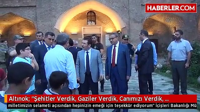 Altınok: Şehitler Verdik, Gaziler Verdik, Canımızı Verdik, Terimizi Akıttık
