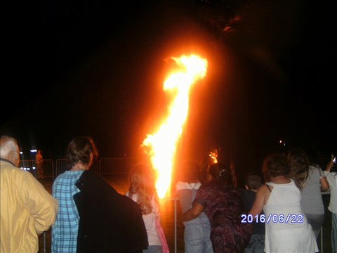 le feu de saint Jean 2016 a Bellac (87)