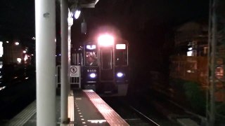 夕ラッシュでも梅田行きは満員!! 快速急行 梅田 阪急9300系