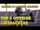 Madden NFL 16 Ratings: Top 5 Outside Linebackers Analysis | BIGGEST SNUB YET! RATINGS RANT!!!
