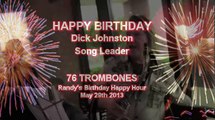 76 Trombones: HAPPY BIRTHDAY -- 3:27 Minutes