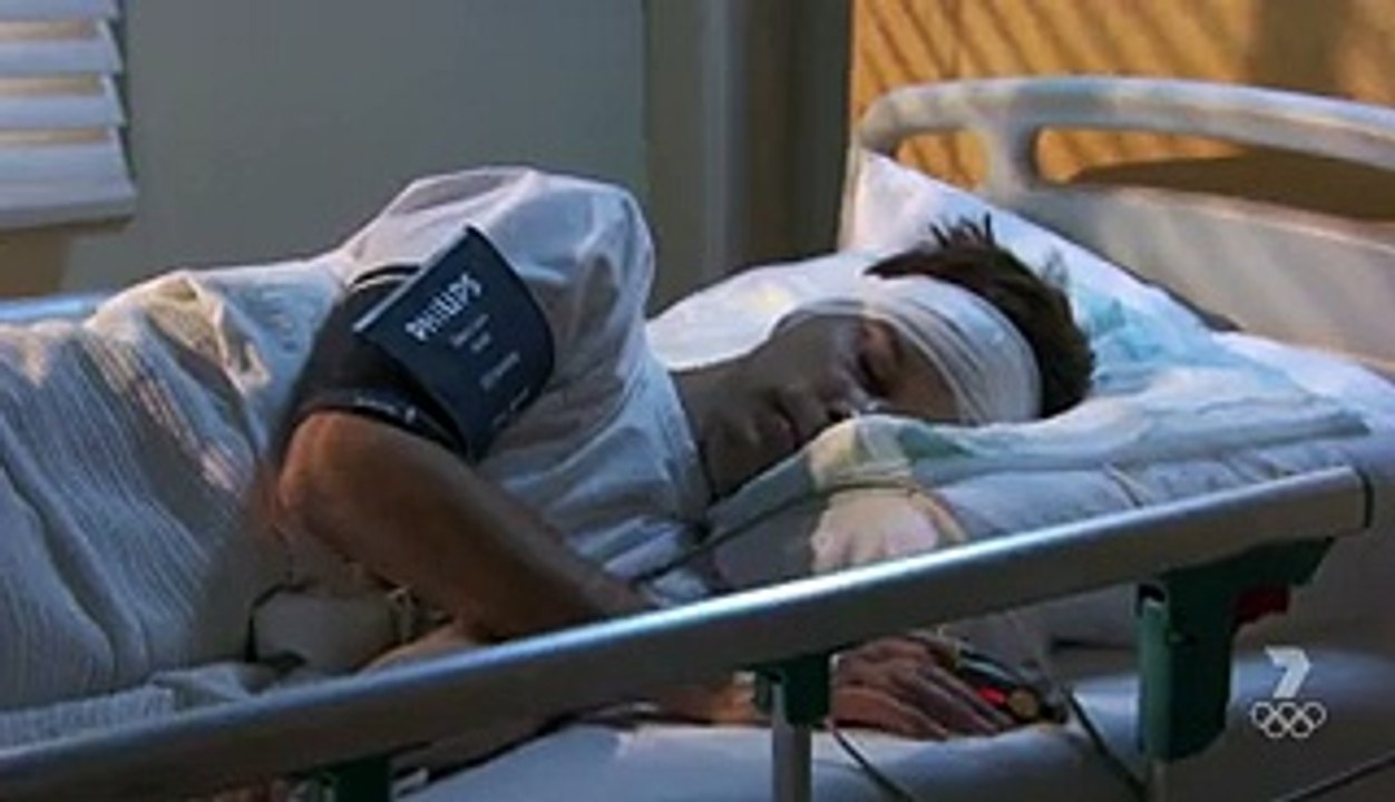 CHILLING DISCOVERY! Billie Visits Mick In Hospital - Home and Away Clips