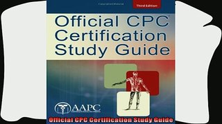 behold  Official CPC Certification Study Guide