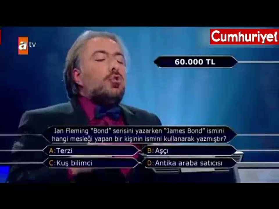 'Kim Milyoner Olmak İster'e damga vuran yarışmacı