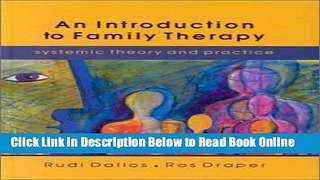 Download An Introduction to Family Therapy: Systemic Theory and Practice  Ebook Free