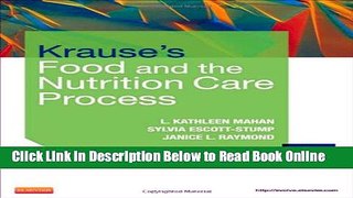 Read Krause s Food   the Nutrition Care Process, 13th Edition  Ebook Free