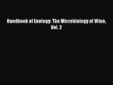 Read Handbook of Enology: The Microbiology of Wine Vol. 2 PDF Free