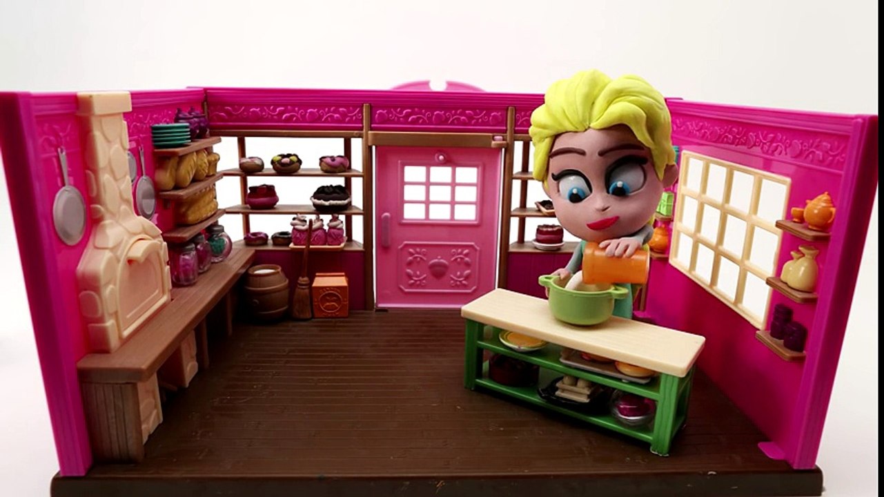 Does Elsa Eat Too Much  Play-Doh Disney Frozen Movie Clips Best Stop-Motion videos